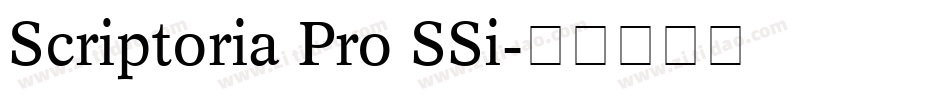 Scriptoria Pro SSi字体转换